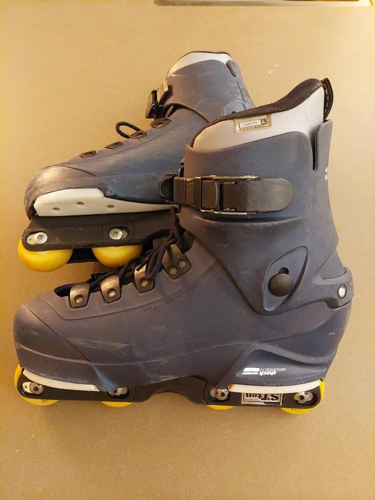 Salomon St Ten, Original vintage aggressive inline skates, Sport en Fitness, Skeelers, Gebruikt, Heren, Inline skates 4 wielen