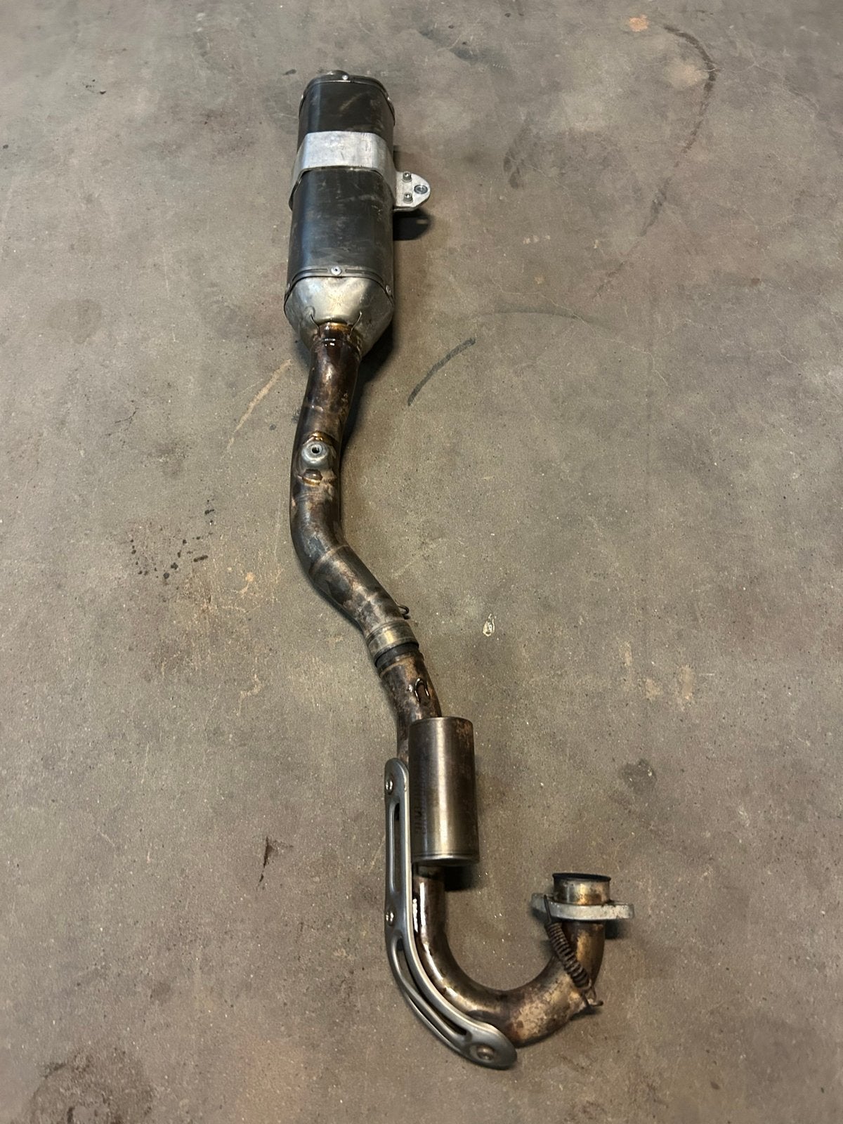 Akrapovic bocht en demper yamaha yzf 250, Ophalen of Verzenden, Gebruikt