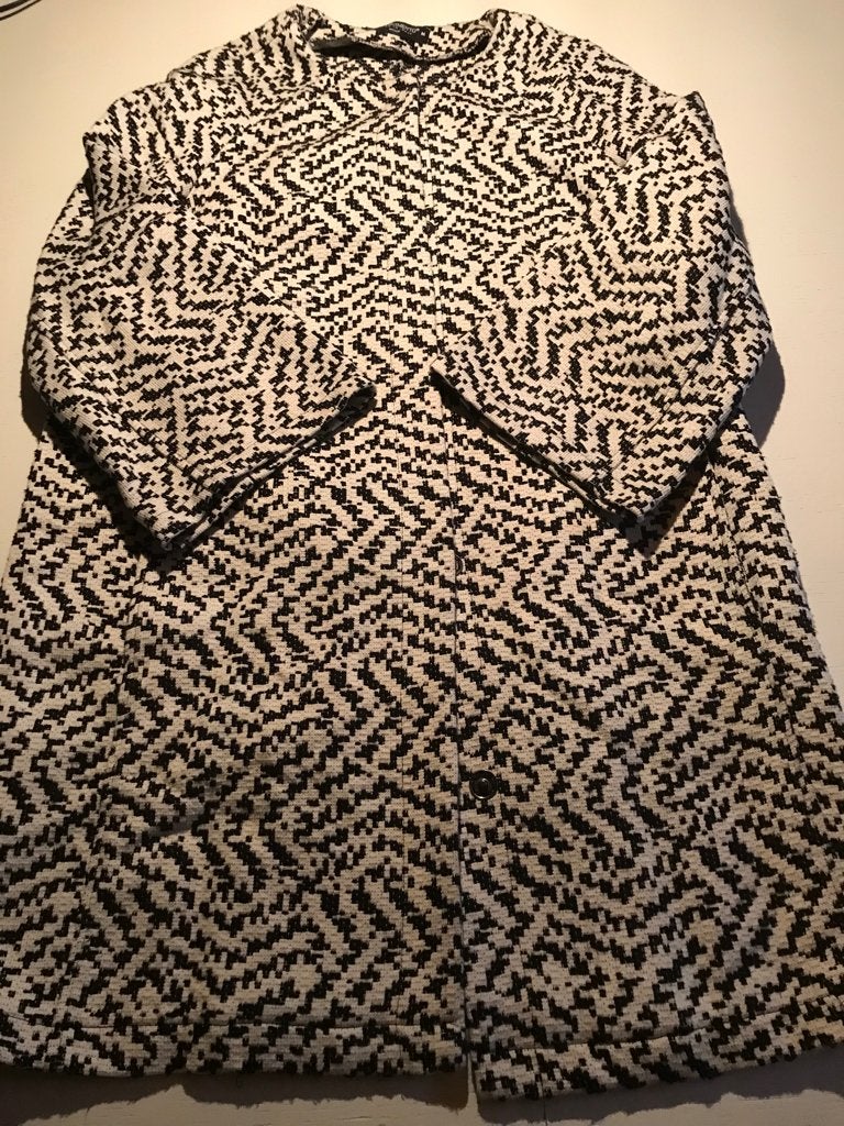 Rinascimento vest/mantel zwart wit, Maat 38/40 (M), Meerkleurig, Rinascimento, Ophalen of Verzenden