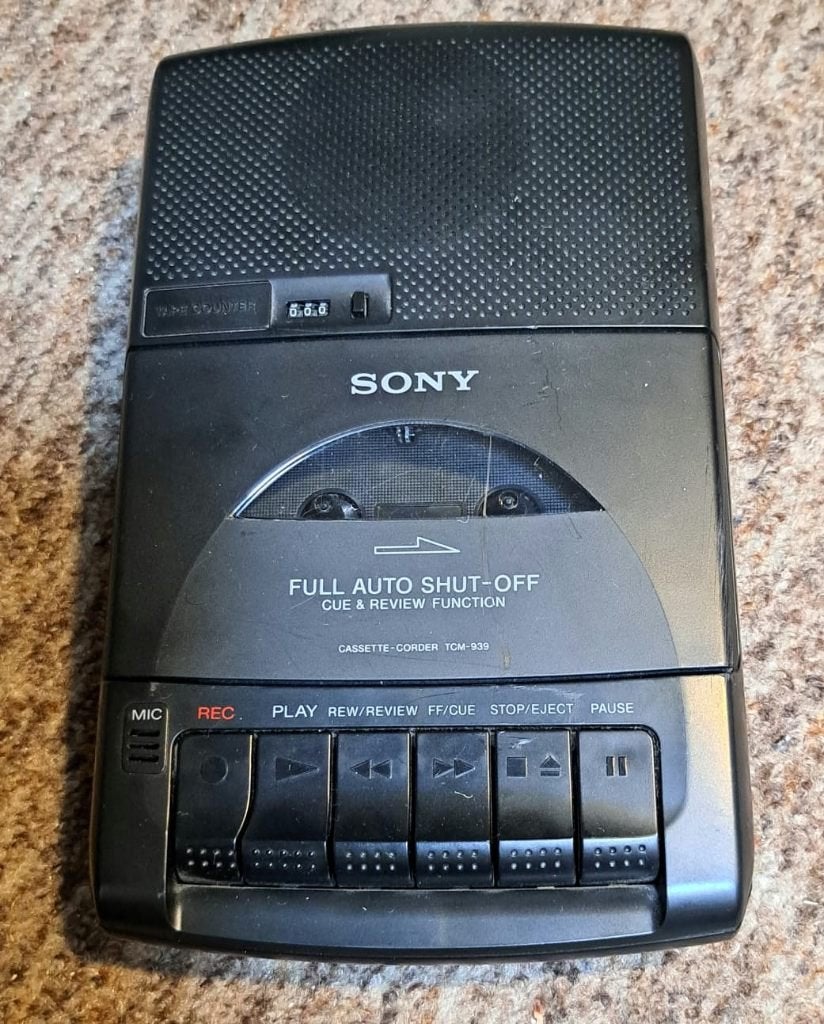 Sony TCM-919 + TCM-939 cassettecorder defekt misschien riem, Ophalen, Enkel, Sony, Tape counter