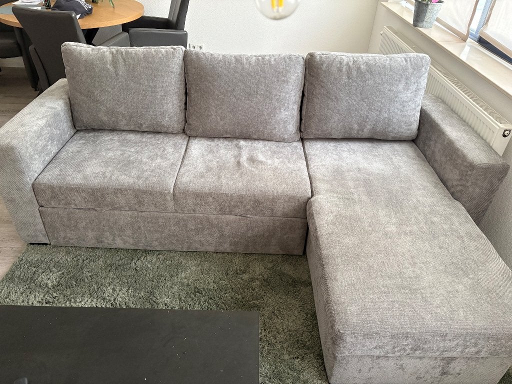 3 zits hoekbank, Ophalen, Driepersoons, 75 tot 100 cm, Zo goed als nieuw