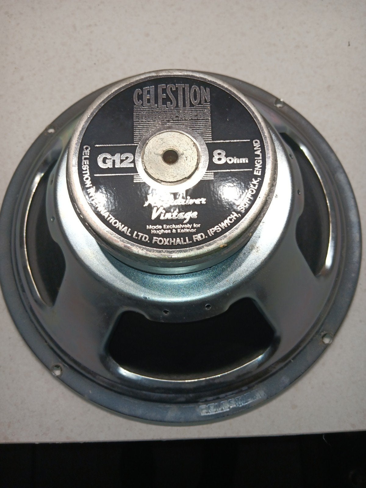 Celestion G12 Rockdriver Vintage 8 Ohm Gitaarspeaker, Ophalen of Verzenden, Gebruikt, Overige typen