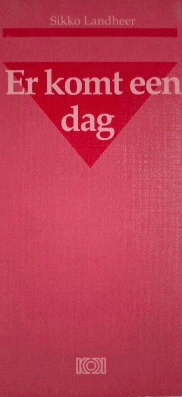 Sikko Landheer - Er komt een dag, Ophalen of Verzenden, Zo goed als nieuw, Sikko Landheer, Eén auteur