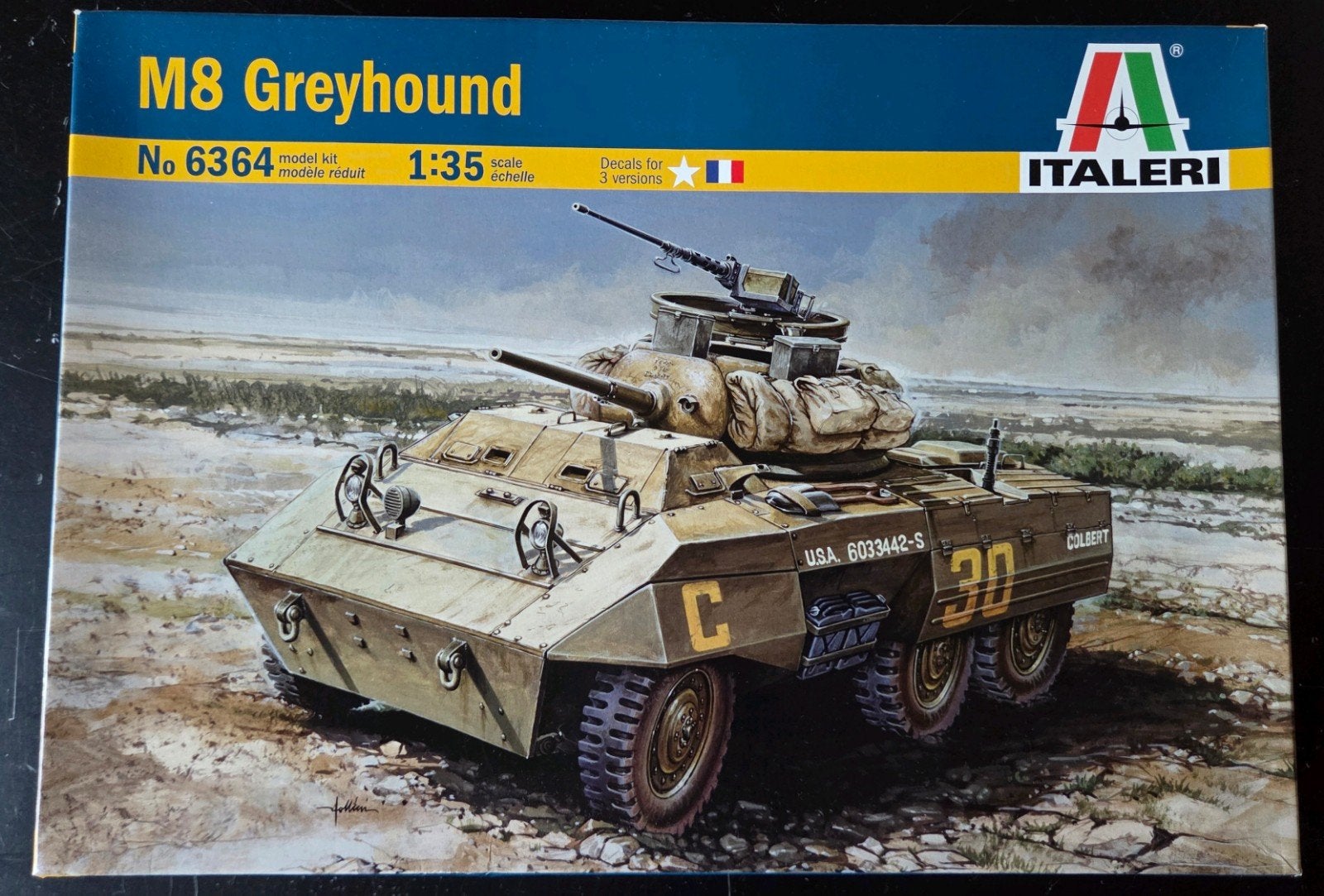 Italeri  M8 Greyhound 1:35, Tank, Italeri, 1:32 tot 1:50, Ophalen of Verzenden