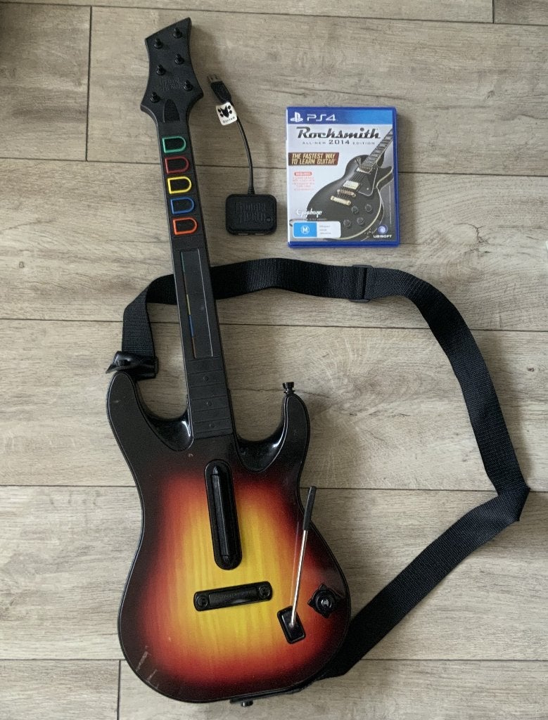 Playstation 4 Les Paul Red Octane Guitar hero Gitaar PS4, Muziek, 1 speler, Ophalen of Verzenden, Zo goed als nieuw