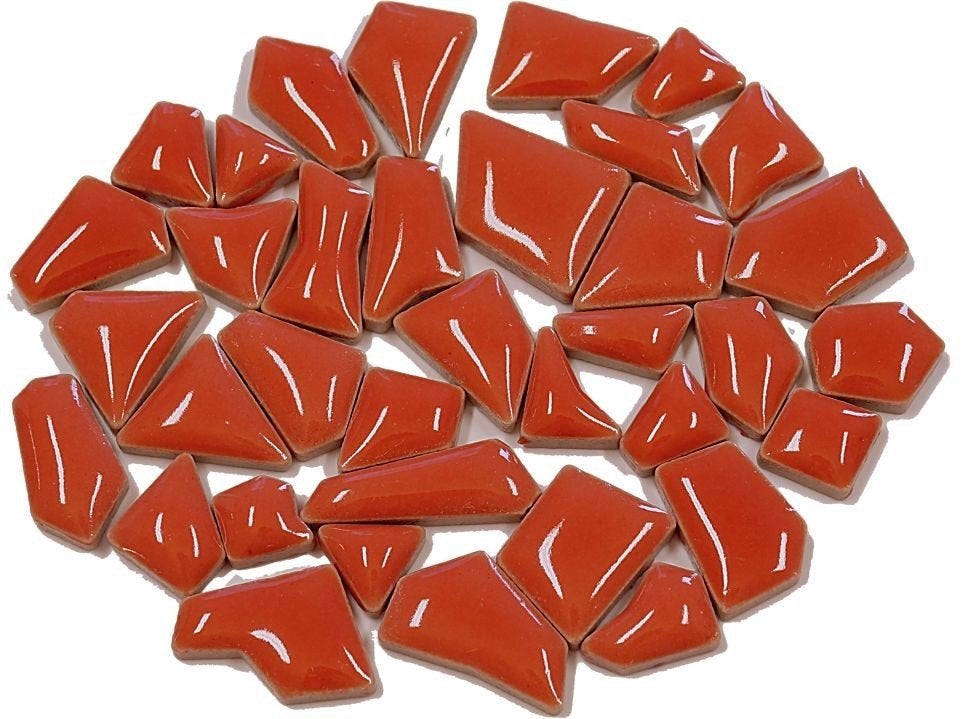 Flip keramische mix mini mozaïek à 65 gram kersen rood, Hobby en Vrije tijd, ., Nieuw, Ophalen of Verzenden, .