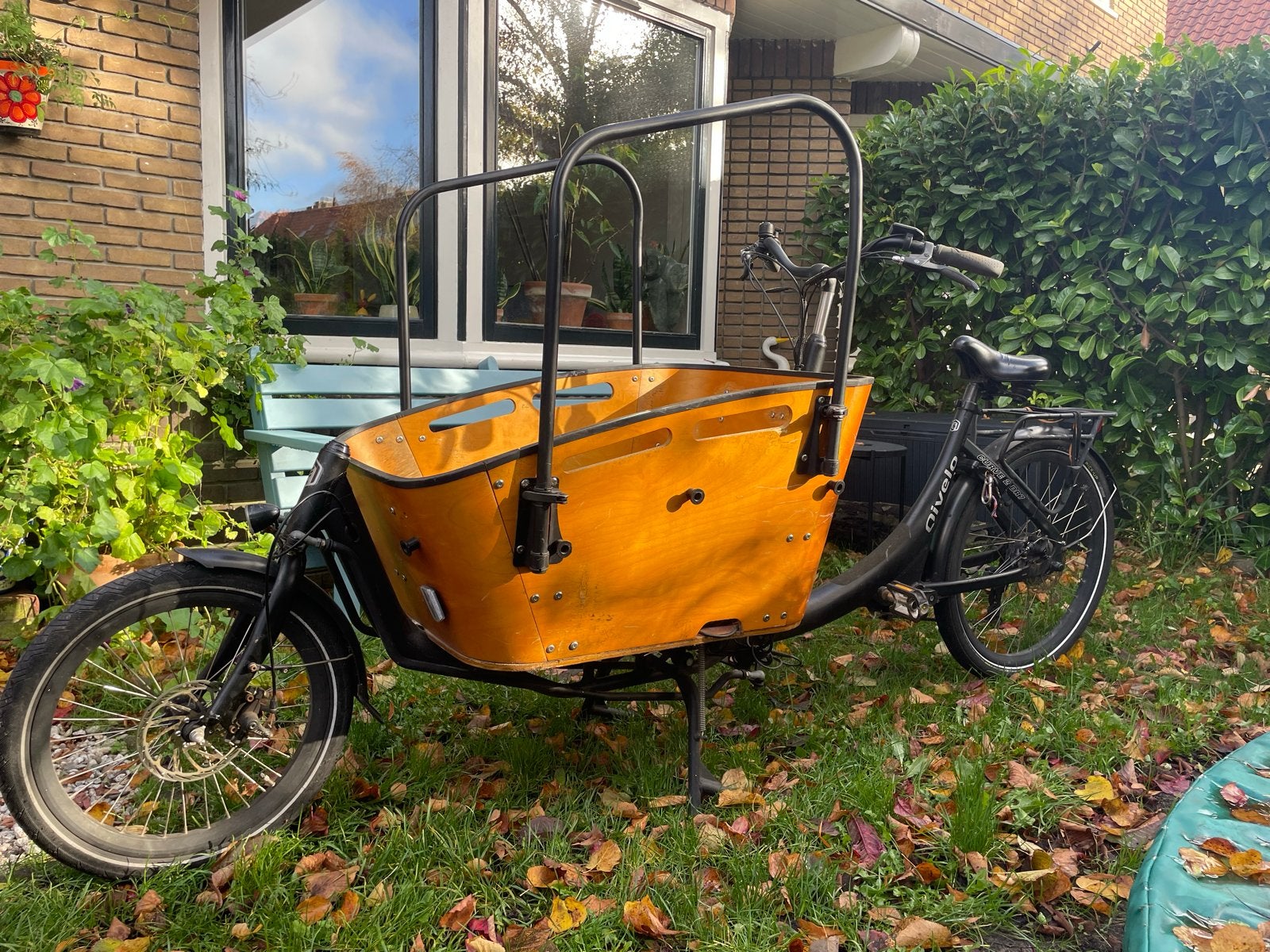 Quivelo Curve 2 DB7 electrische Bakfiets - motor werkt niet, Fietsen en Brommers, 4 kinderen of meer, Gebruikt, Elektrisch, Schijfrem