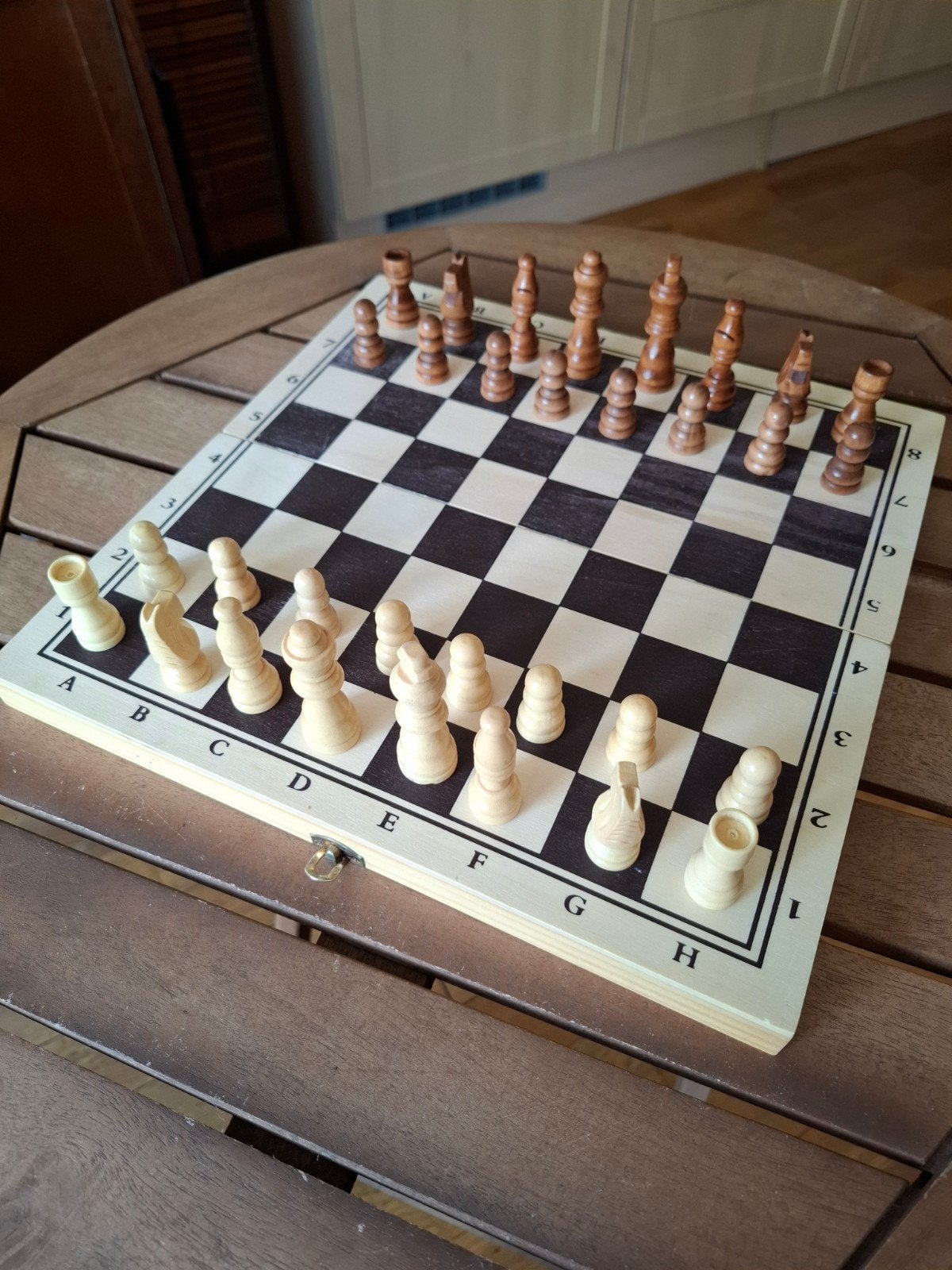 Prachtige set schaak/backgammon, Ophalen of Verzenden