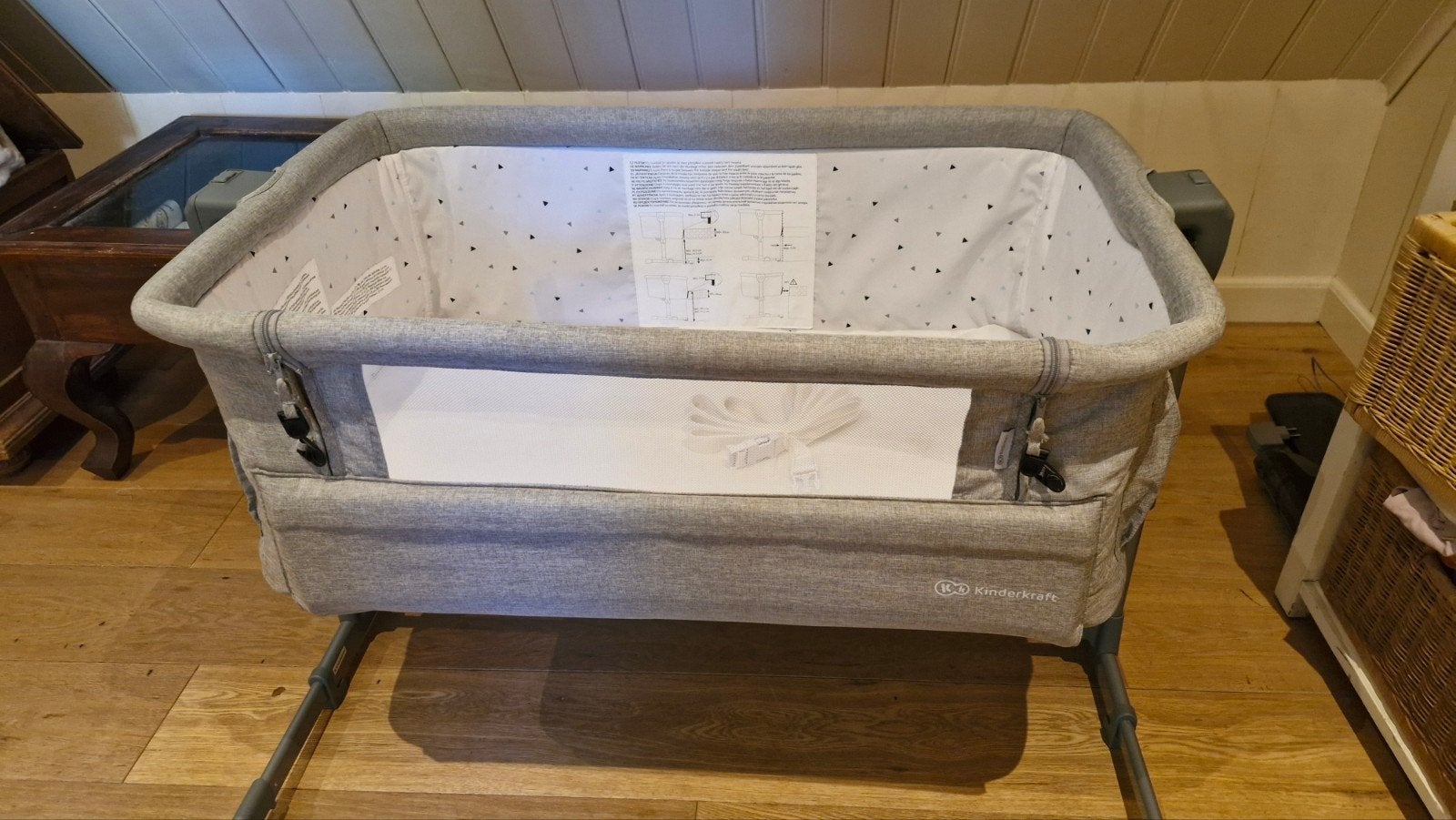 Kinderkraft Co-Sleeper/Reisbedje - Zo goed als nieuw, Ophalen, Zo goed als nieuw, Reisbedje