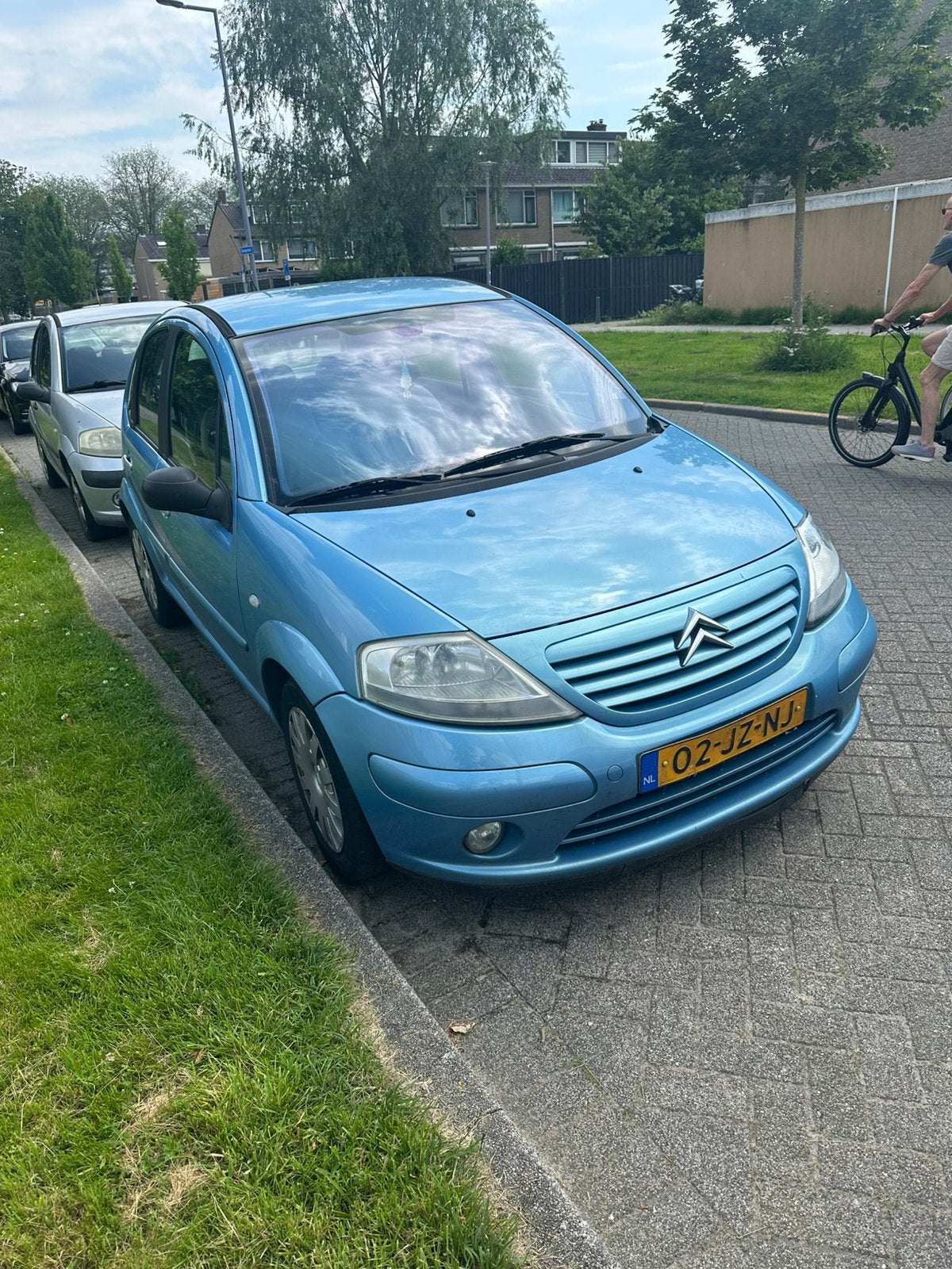 Citroën C3 1.4 I 2002 Blauw rijd en schakelt goed!, Auto's, Voorwielaandrijving, Blauw, Origineel Nederlands, Handgeschakeld
