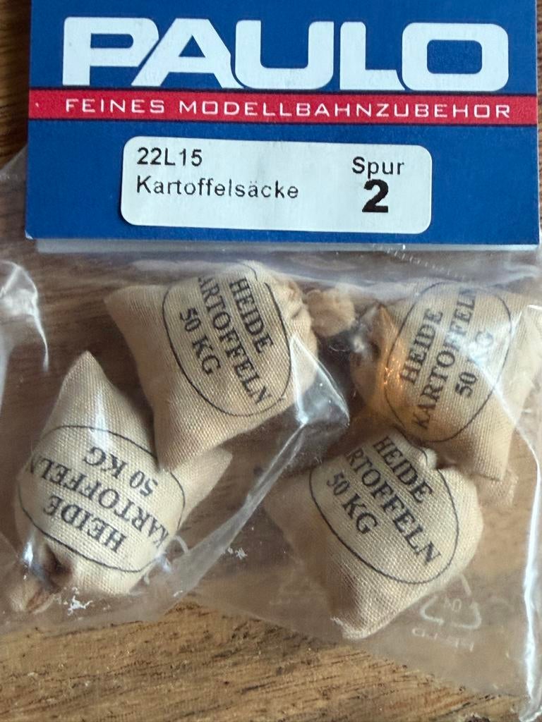 Paulo Kartoffelsäcke Spur 2 - Modelspoor Accessoires, Ophalen of Verzenden, Nieuw, Overige typen, Overige merken