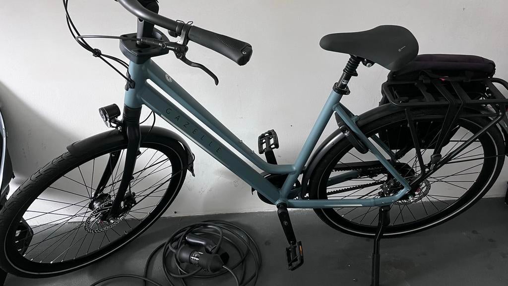 Zg nieuw Gazelle Chamonix S8 Damesfiets,Riem, 8versn., Ophalen, 53 tot 56 cm, Versnellingen, Zo goed als nieuw