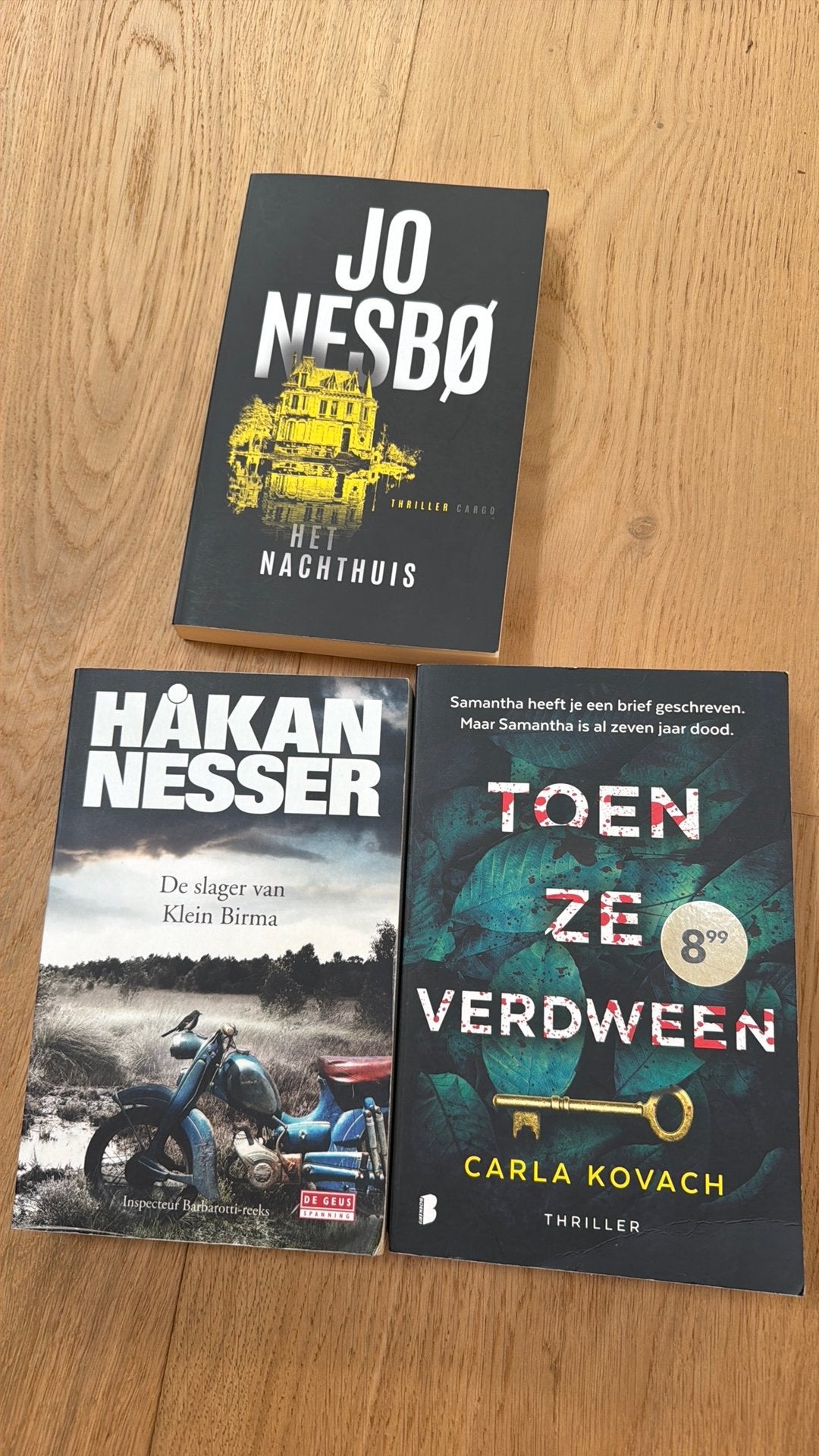 Hakan Nesser, Carla Kovach en Jo Nesbo, Boeken, Ophalen, Gelezen