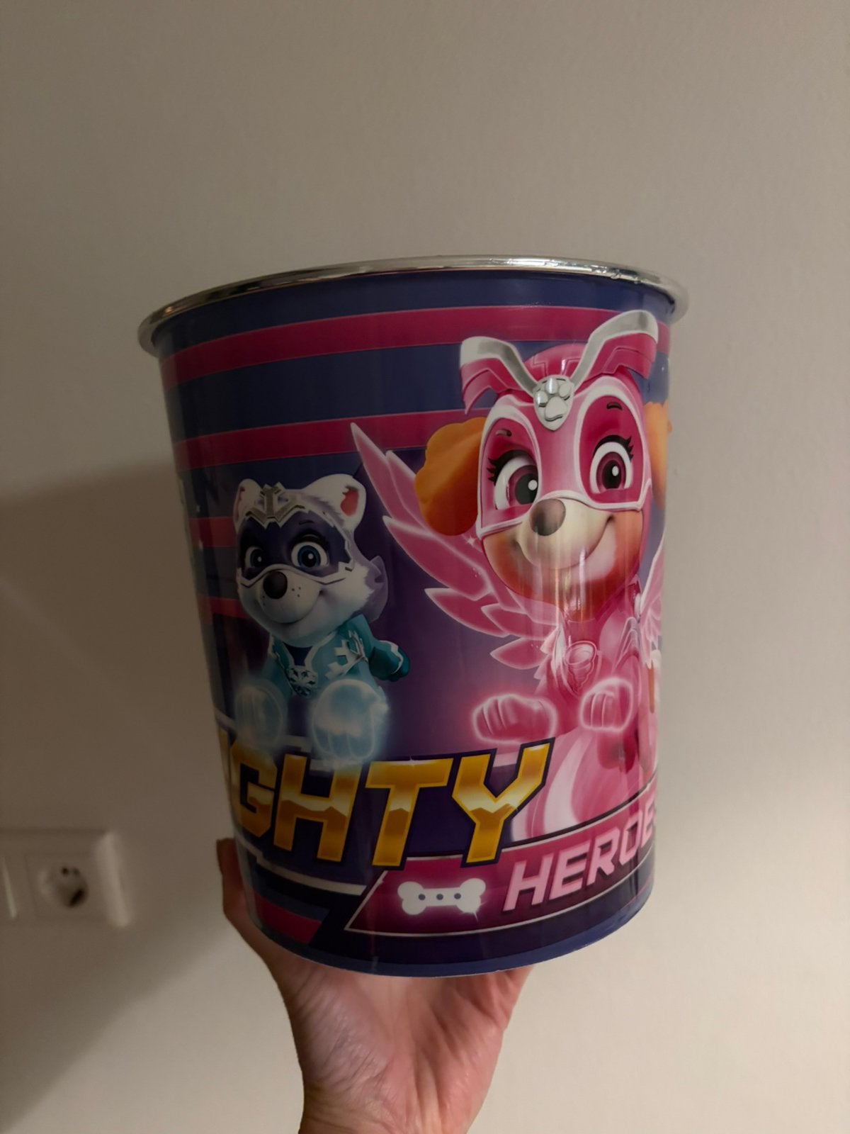 Paw patrol prullenbak emmer, Ophalen, Zo goed als nieuw