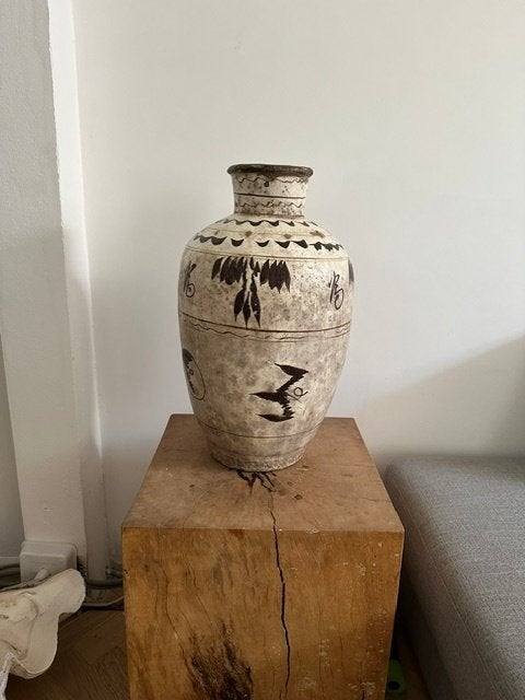Ming Cizhou "wijnpot"., Ophalen