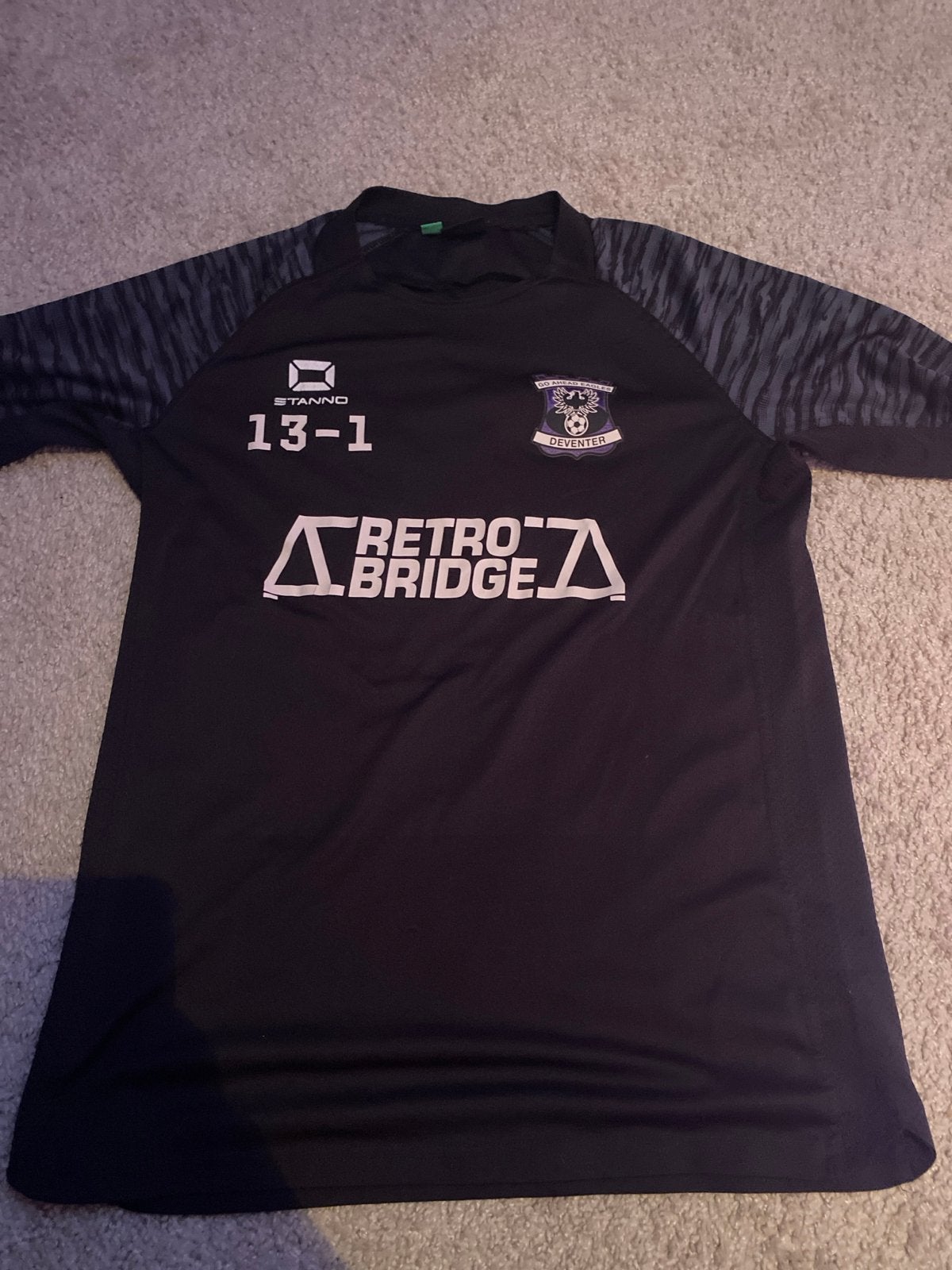 Go Ahead Eagles Stanno voetbalshirt maatM, Maat 48/50 (M), Zwart, Nieuw, Ophalen of Verzenden