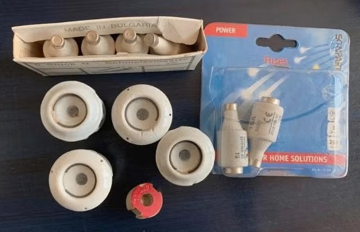 Nostalgische zekeringen en ander spul voor meterkast, Ophalen of Verzenden, Nieuw, Overige typen