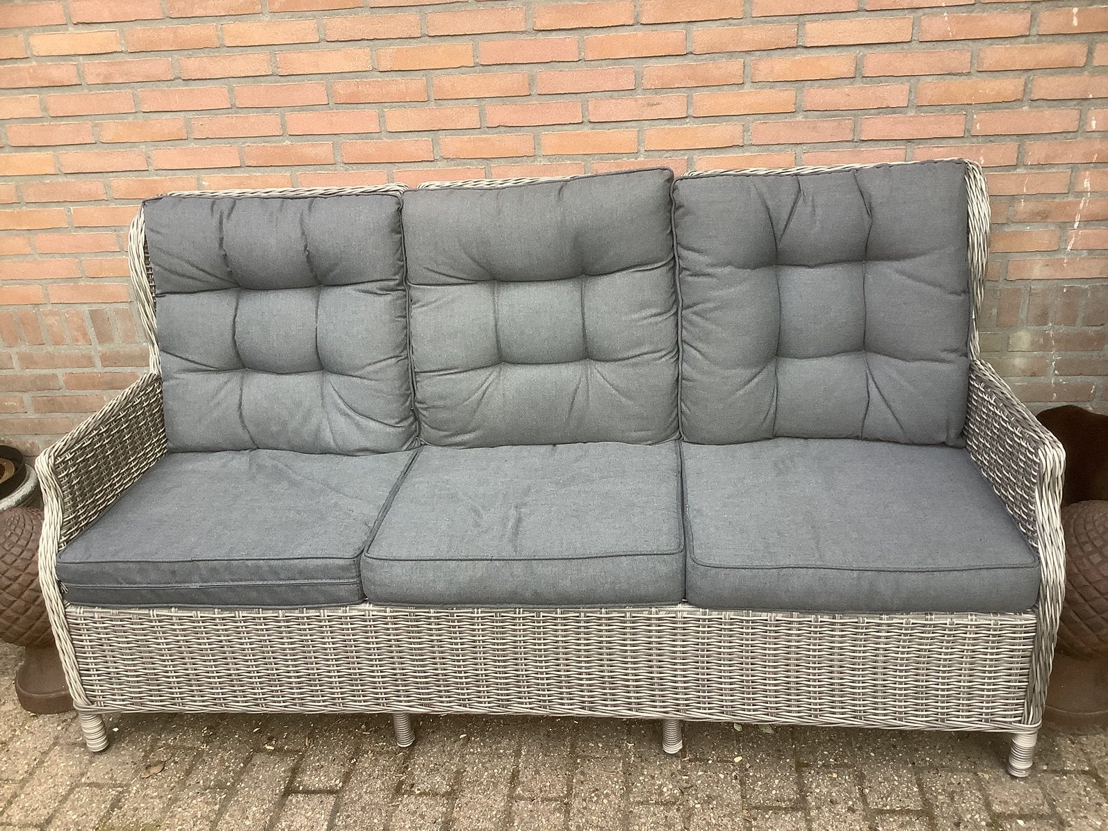 Tuinbank, Tuin en Terras, Tuinbanken, Ophalen, Zo goed als nieuw, Kunststof