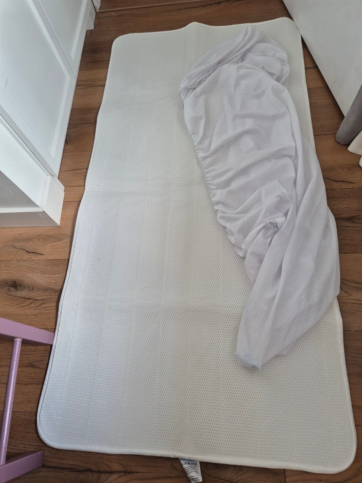 2x Aerosleep matrasdek ledikant + 2x hoeslaken - Nieuw, Ophalen of Verzenden, Nieuw, Ledikant