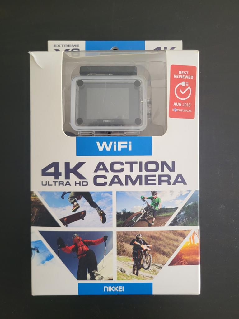 Nikkei Extreme X6 4K Ultra HD Action Camera met WiFi, Ophalen, Zo goed als nieuw, Overige merken