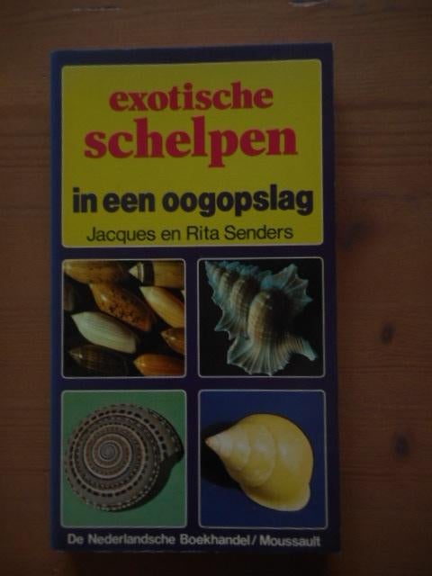 Schelpenboek: Exotische schelpen in een oogopslag (Senders), Verzenden, Zo goed als nieuw, Jaques en Rita Senders