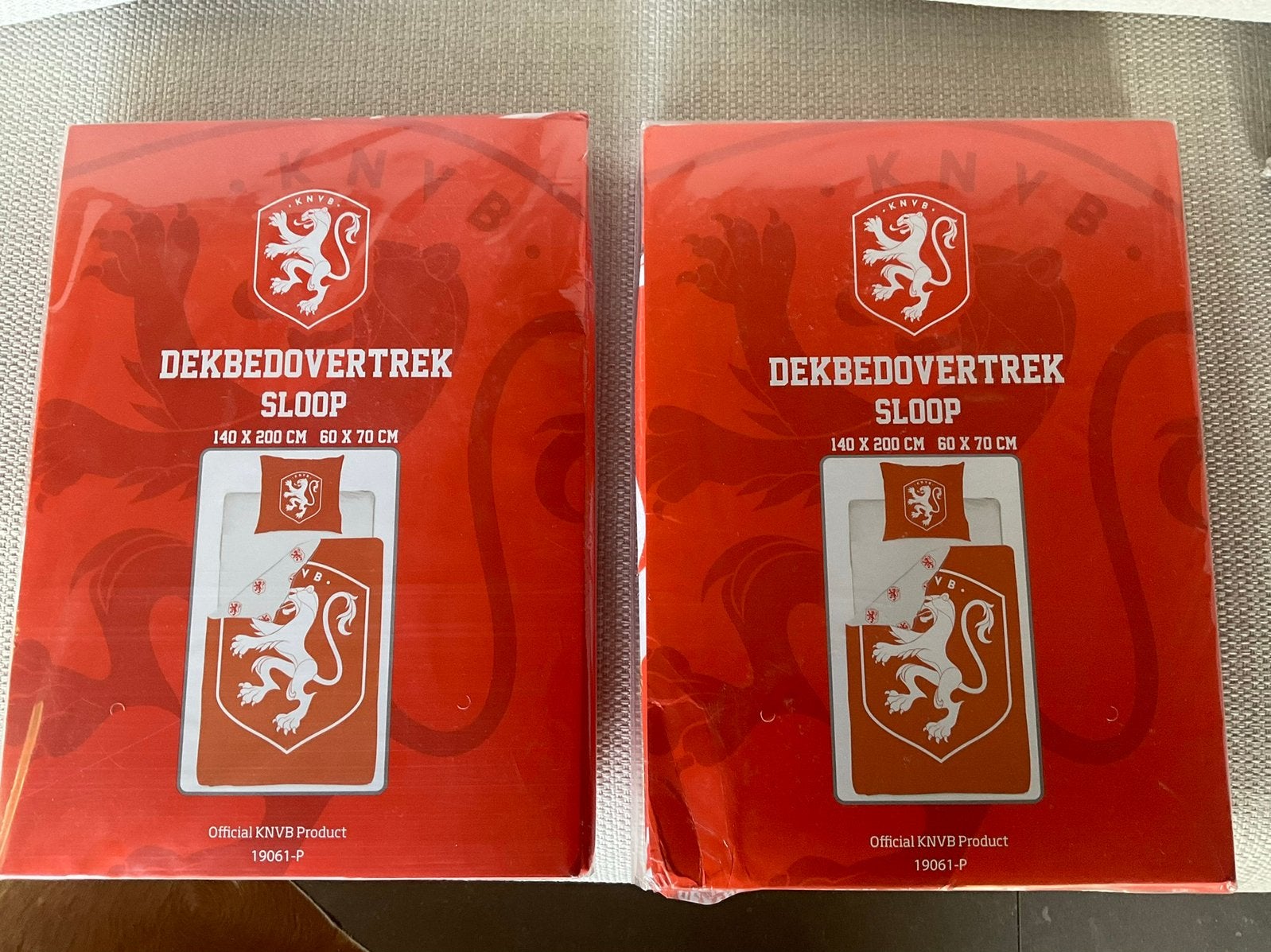2x Nederland-Holland overtrek en sloop 140 x 200 en 60 x 70, Sport en Fitness, Maat XL, Ophalen of Verzenden, Nieuw, Overige typen
