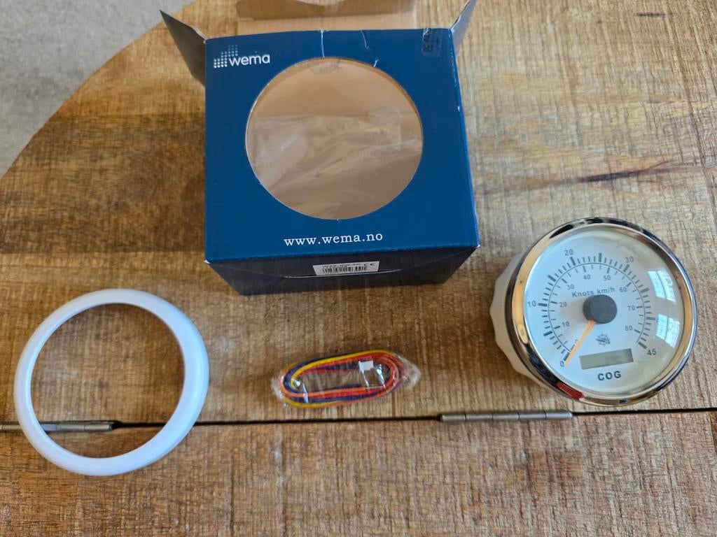 Wema GPS Snelheidsmeter met Logfunctie en Kompas, Watersport en Boten, Navigatiemiddelen en Scheepselektronica, Nieuw, Gps of Kompas