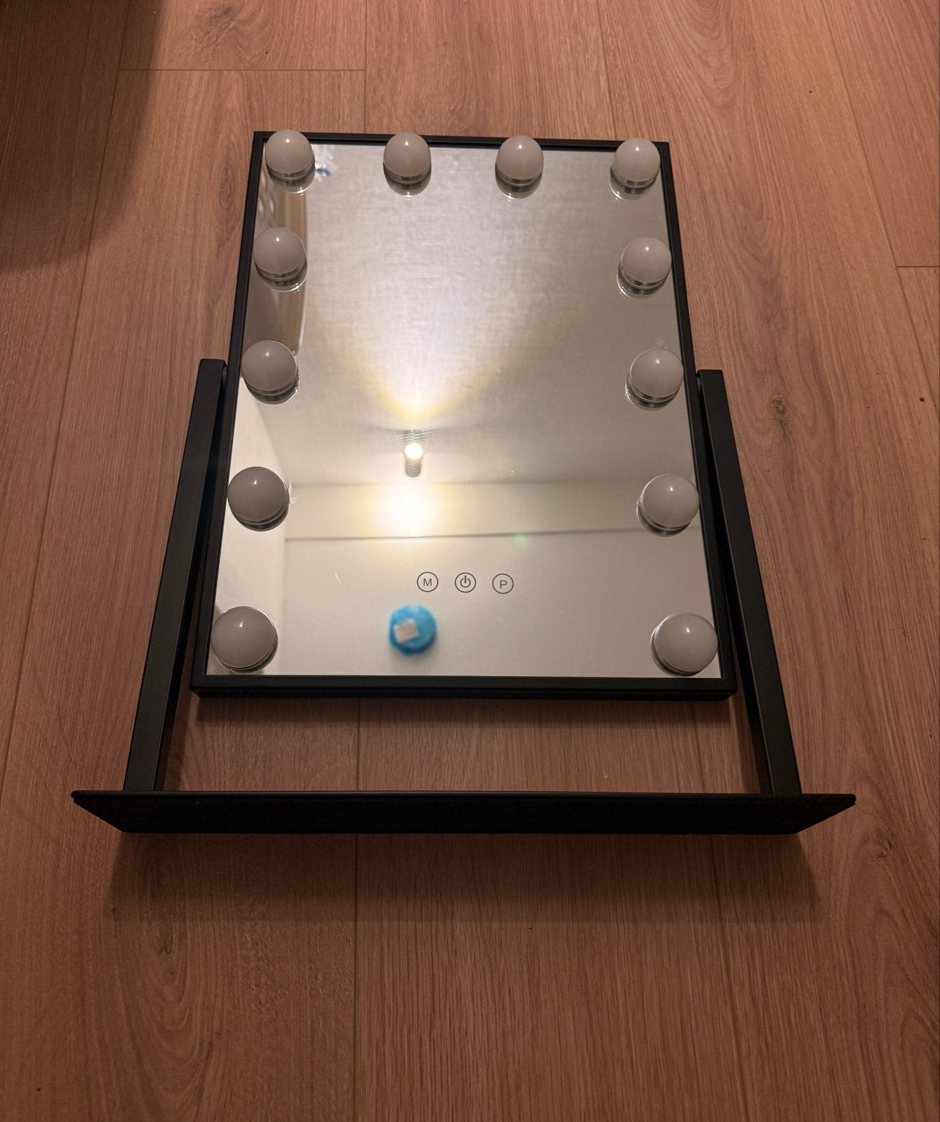 Make-up spiegel met verlichting, Ophalen, Gebruikt, Minder dan 100 cm, Rechthoekig