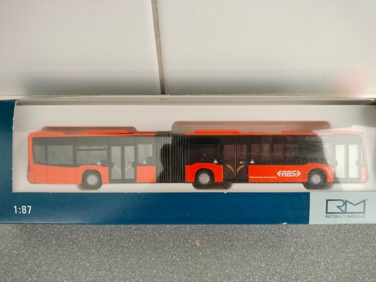 Rietze MB-Citaro G12 RBS Geleedbus 1:87 - Nieuw in doos, Ophalen of Verzenden, Nieuw, Bus of Vrachtwagen, Rietze