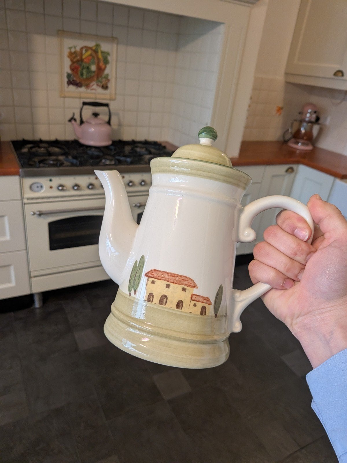 Koffiepot zeller Bella Toscana, 2 liter of meer, Ophalen of Verzenden, Zo goed als nieuw