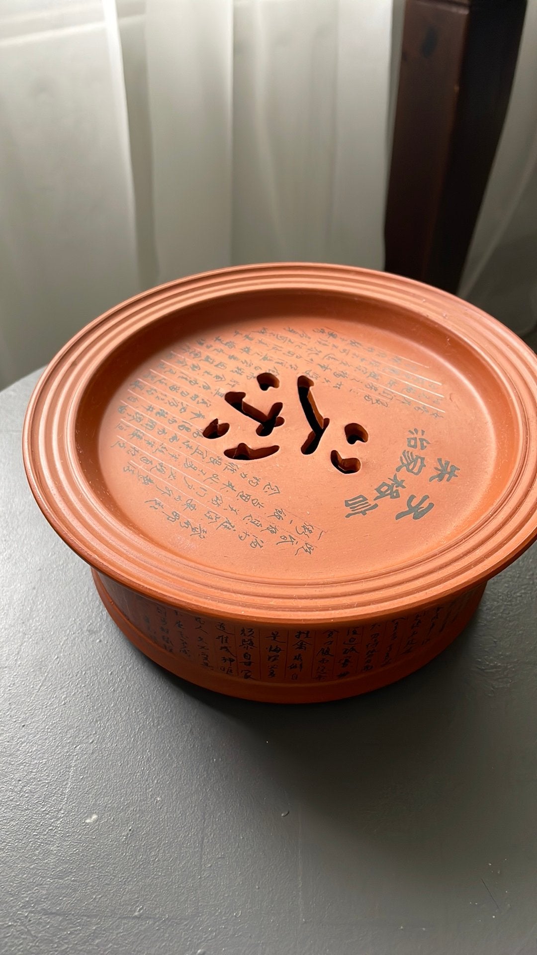 chinese yixing van klei om theepotwarner, Ophalen of Verzenden, Zo goed als nieuw