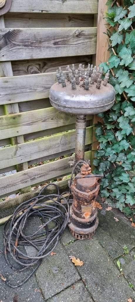 zware vijverpomp met fontein., Ophalen, Gebruikt, Overige materialen, Overige typen