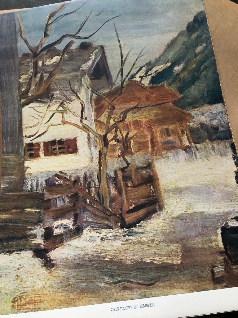 12 schilderijen van Koningin Wilhelmina / Ned. Indië 1933, Ophalen of Verzenden, Nieuw, Schilder- en Tekenkunst