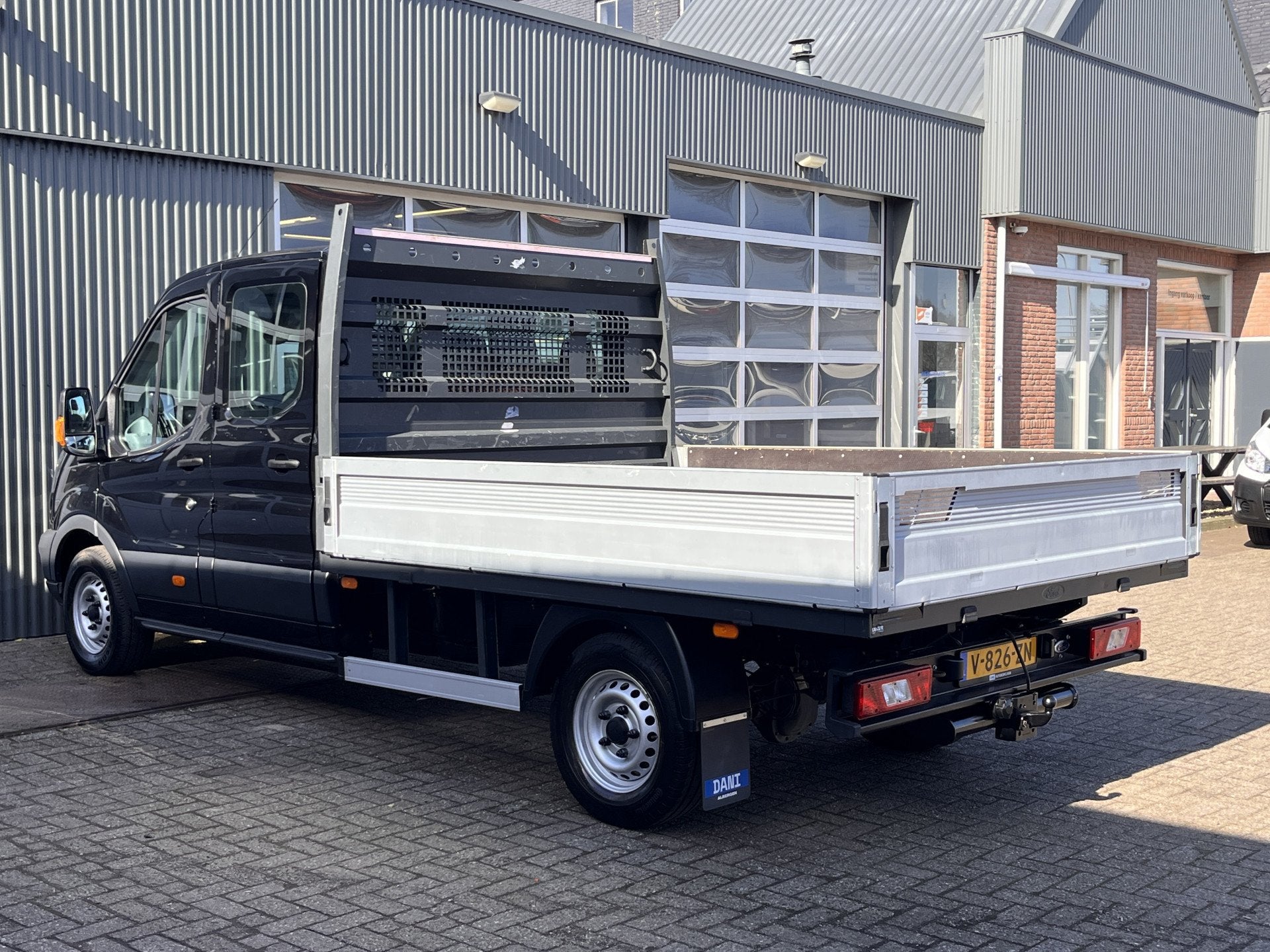 Ford Transit 350 2.0 TDCI L4 DC Cruise controle Trekhaak 280, Auto's, Bestelauto's, 4 cilinders, Zwart, Origineel Nederlands, Bedrijf