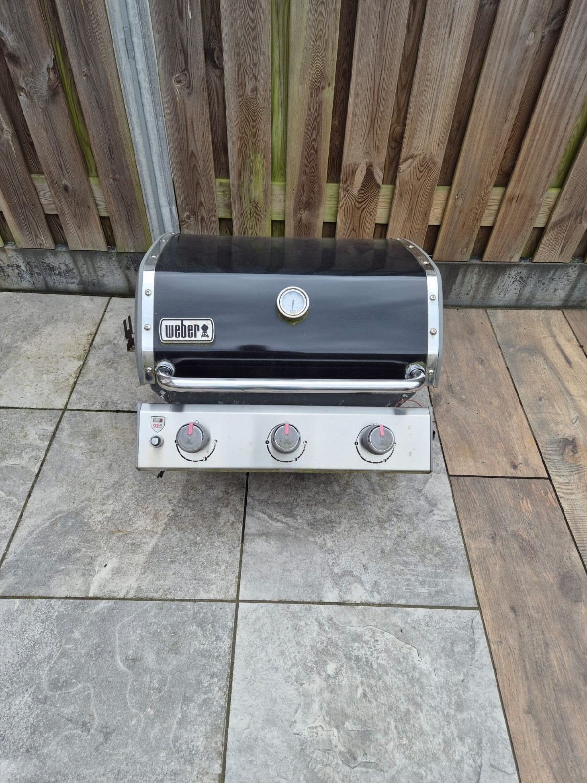 Weber gas barbecue zonder onderstel, Ophalen