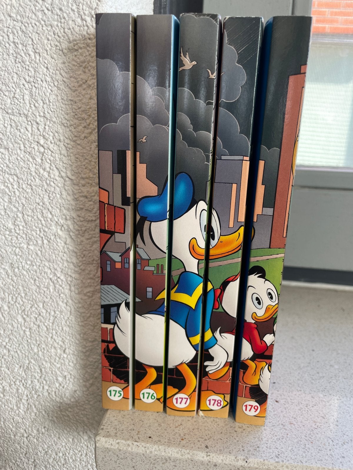 Donald Duck Pockets serie 3: 175-179 met rugtekening, Boeken, Meerdere stripboeken, Ophalen of Verzenden, Gelezen