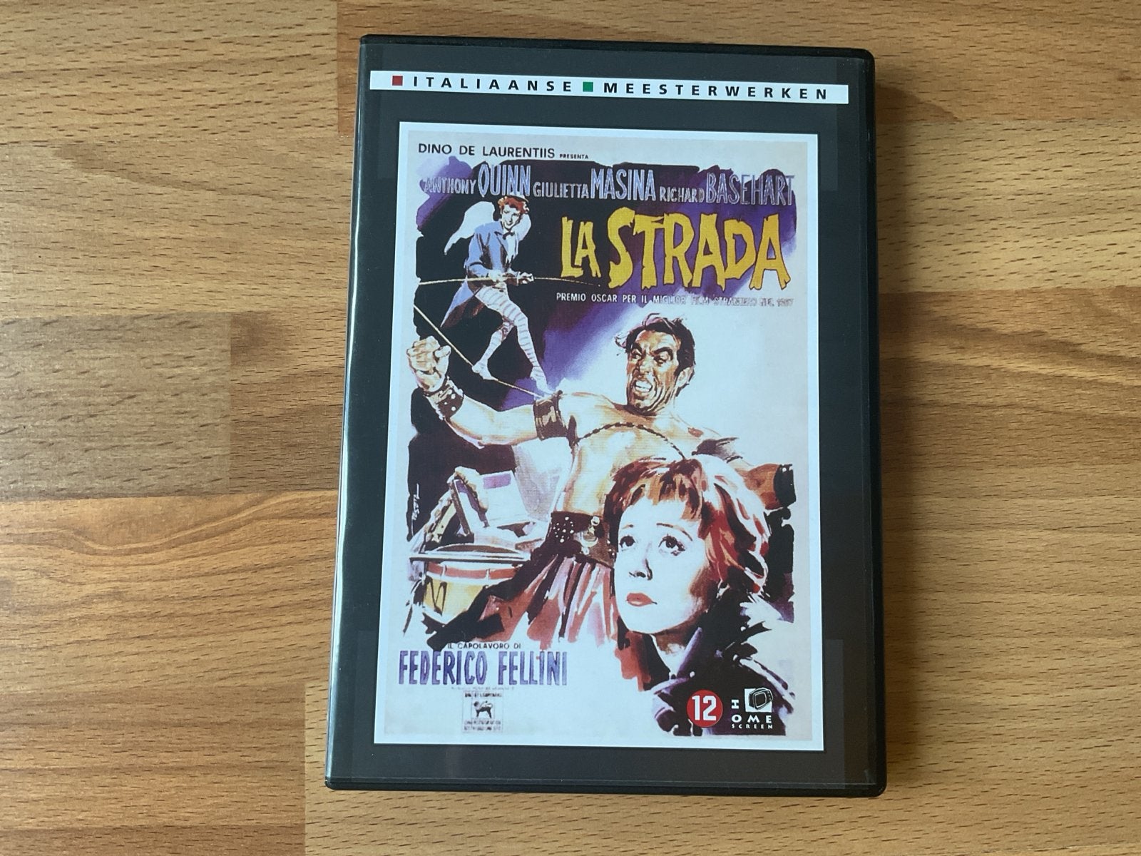 La Strada - Italiaans Meesterwerk op DVD, Vanaf 12 jaar, Ophalen of Verzenden, Zo goed als nieuw, Overige genres