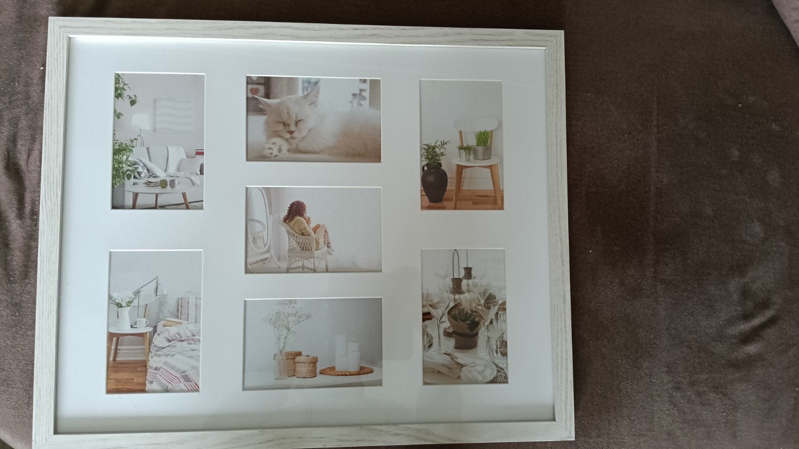 foto lijst wit 53x43, Huis en Inrichting, Ophalen, Wit