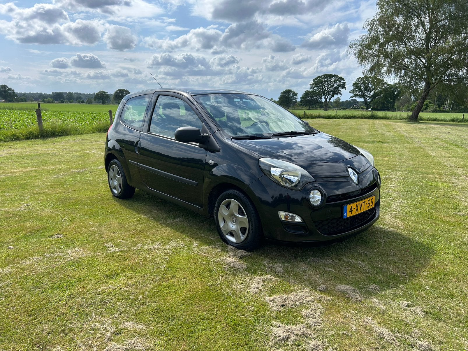 Renault Twingo 1.1 2012 Zwart Nieuwe Apk, Auto's, Voorwielaandrijving, Euro 5, 74 pk, Zwart