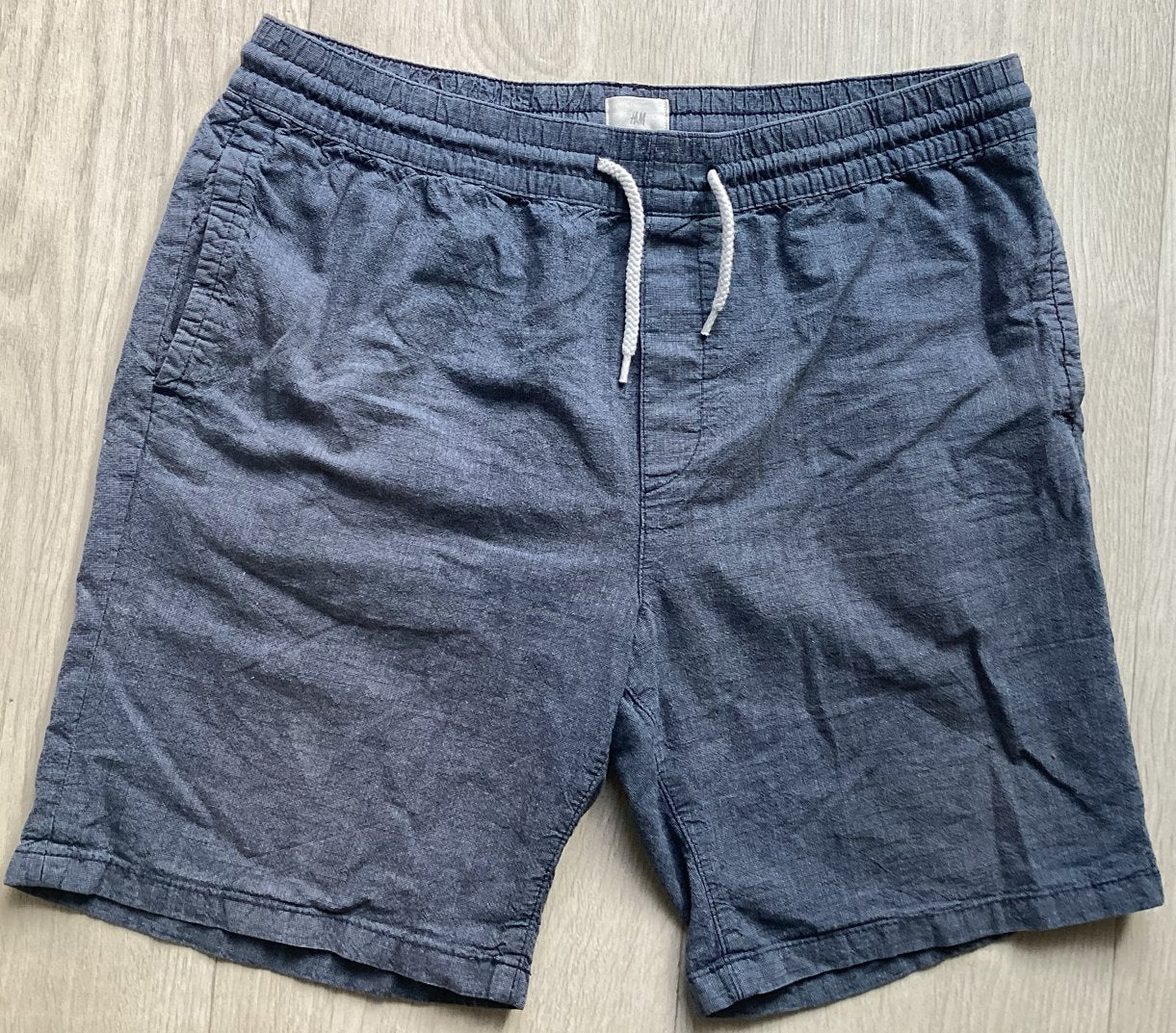 H&M Blauwe Shorts / korte broek Maat L, Maat 52/54 (L), Blauw, Ophalen of Verzenden, Zo goed als nieuw