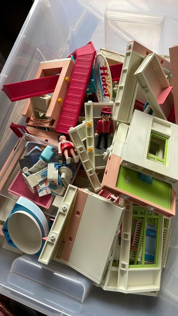 Playmobil Hotel vintage, Verzamelen, Poppenhuizen en Toebehoren, Ophalen of Verzenden, Gebruikt, Poppenhuis
