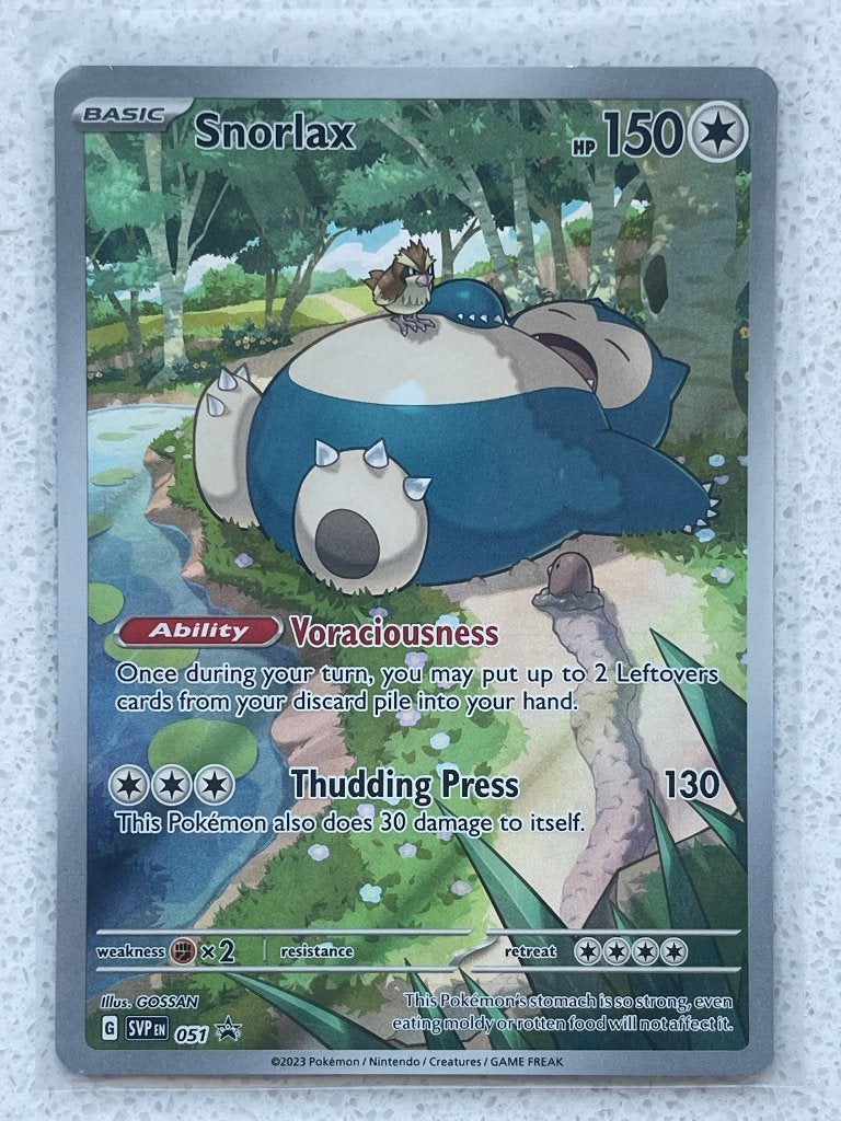 Snorlax + Froakie+Yanmega, Ophalen of Verzenden, Zo goed als nieuw, Losse kaart
