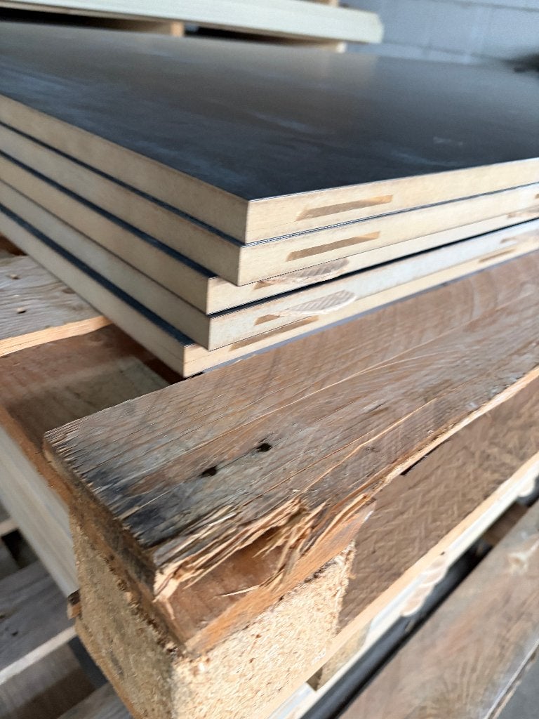 Vochtwerende V313 MDF platen met HPL afwerklagen ( 219 ), Ophalen, HPL, Minder dan 20 mm, Zo goed als nieuw