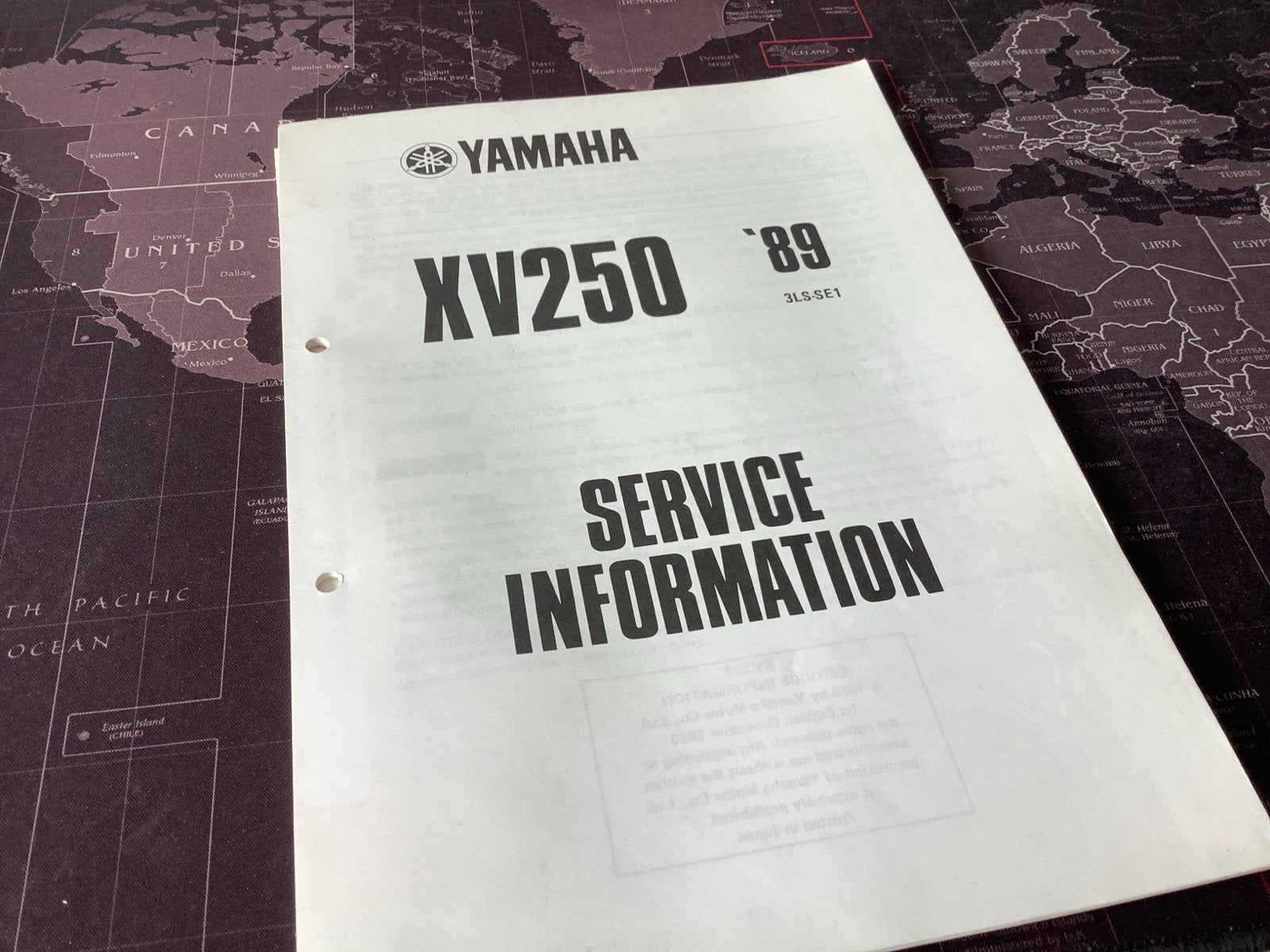Yamaha XV250 Service Informatie Handleiding '89. (11), Verzenden, Yamaha