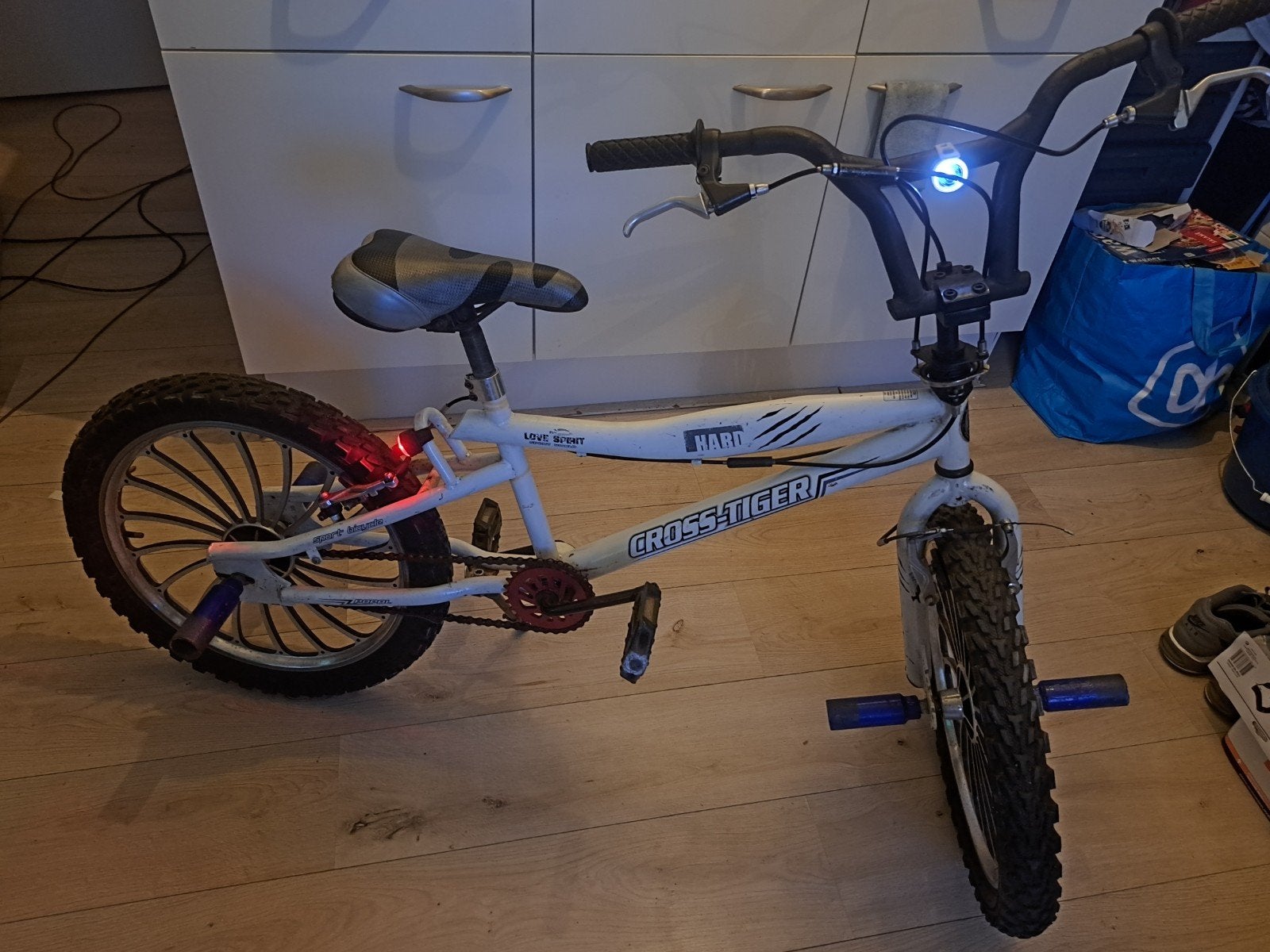 Haro Cross-Tiger BMX, Gebruikt, Staal, Velgrem, 20 tot 24 inch