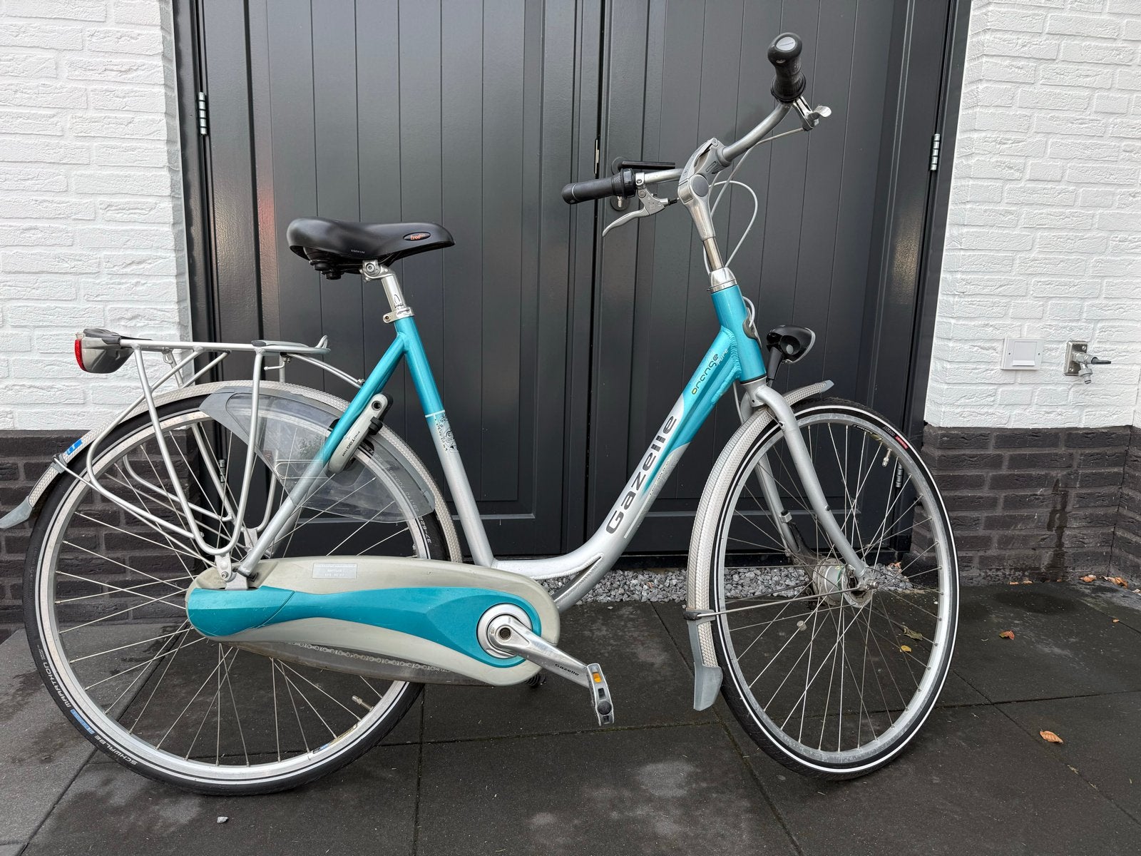 Gazelle damesfiets 57 cm framehoogte, 56 cm of meer, Ophalen, Gebruikt, Gazelle