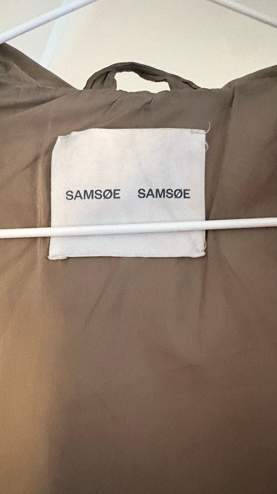 Samsøe Samsøe Sera Coat - Maat S - Covert Green!, Ophalen of Verzenden, Gedragen, Maat 36 (S), Overige kleuren