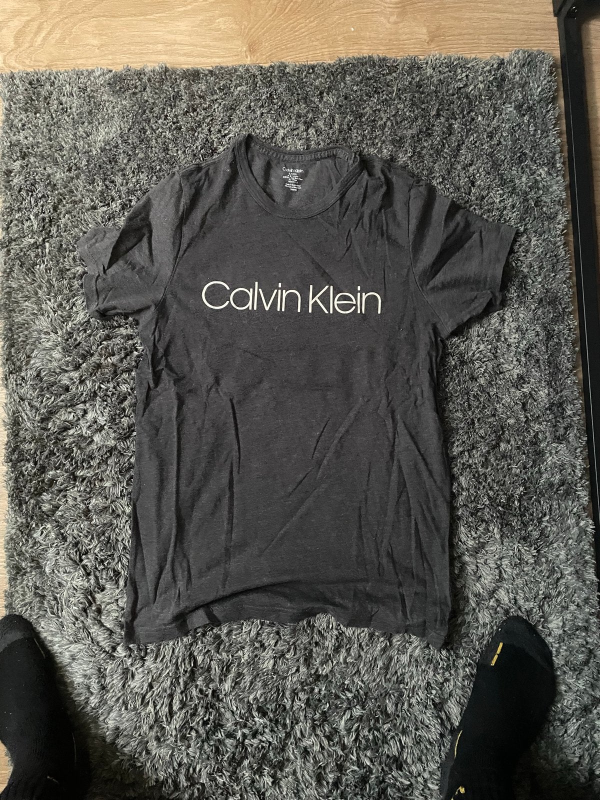 Calvin Klein T-shirt Maat S Zwart, Ophalen, Gedragen, Maat 46 (S) of kleiner, Zwart