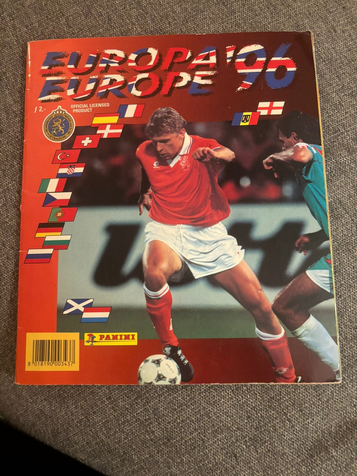 Panini Euro 96 Album Engeland - 100% COMPLEET, Ophalen of Verzenden, Gebruikt, Buitenlandse clubs, Boek of Tijdschrift