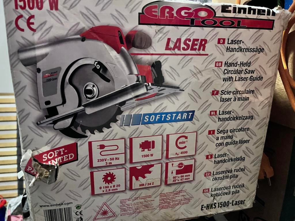 Zaagmachine bijna nooit gebruikt, Ophalen, Cirkelzaag, 70 mm of meer, Zo goed als nieuw